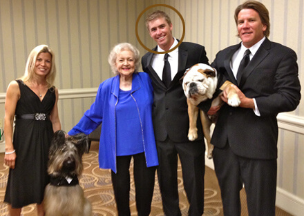 Eric Presnall with Betty White